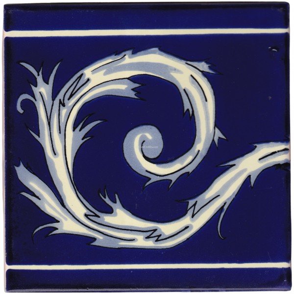 Mexican Talavera Border Tile Magdalena